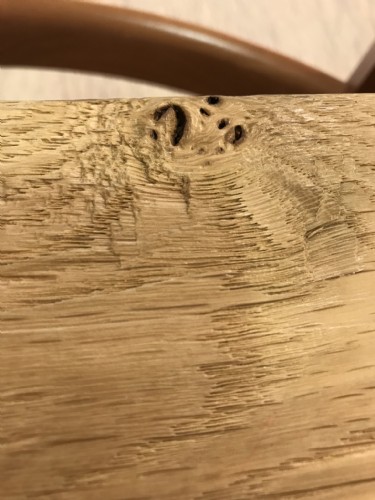 tavolo fisso in legno di rovere anticato spazzolato 3