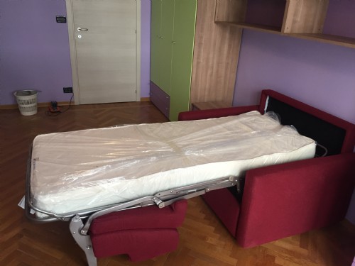 poltrone letto sistema pronto letto XL materasso 100 cm 2