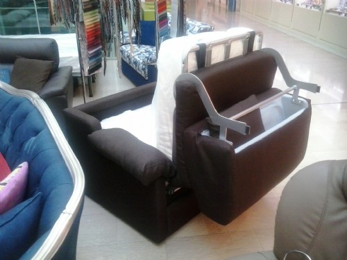 poltrone letto sistema pronto letto XL materasso 100 cm 4