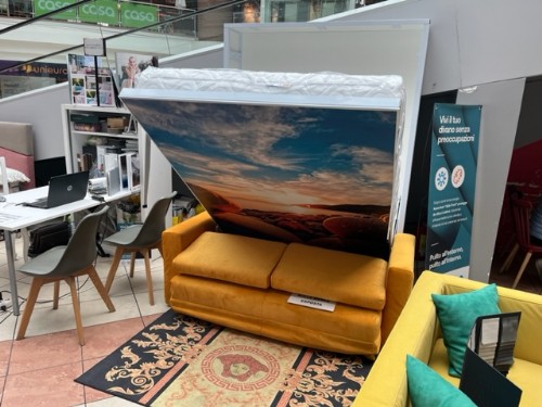 mobile letto matrimoniale ridotto con divano 3