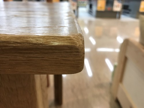 tavolo fisso in legno di rovere anticato spazzolato 2